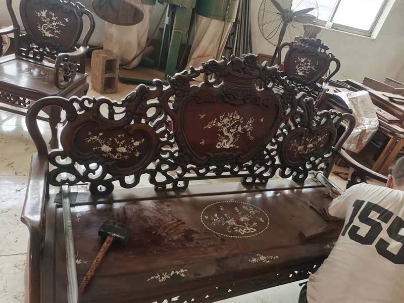 镇坪旧红木家具保养